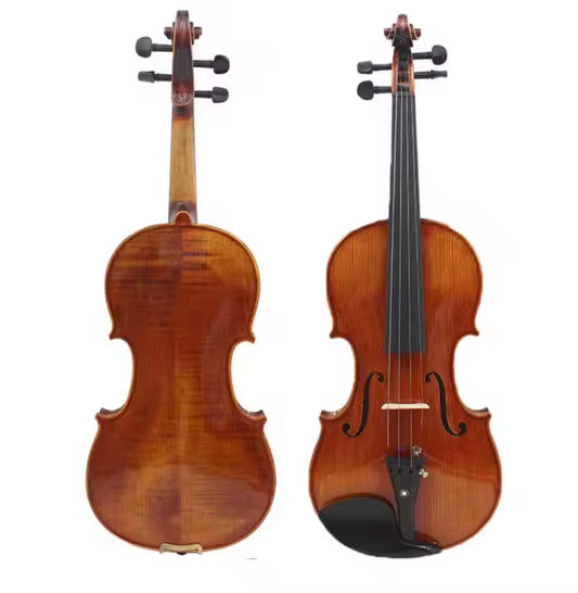 PNW Music full size 4/4 student violin with engineered wood body, complete outfit includes bow, case, accessories for beginners
