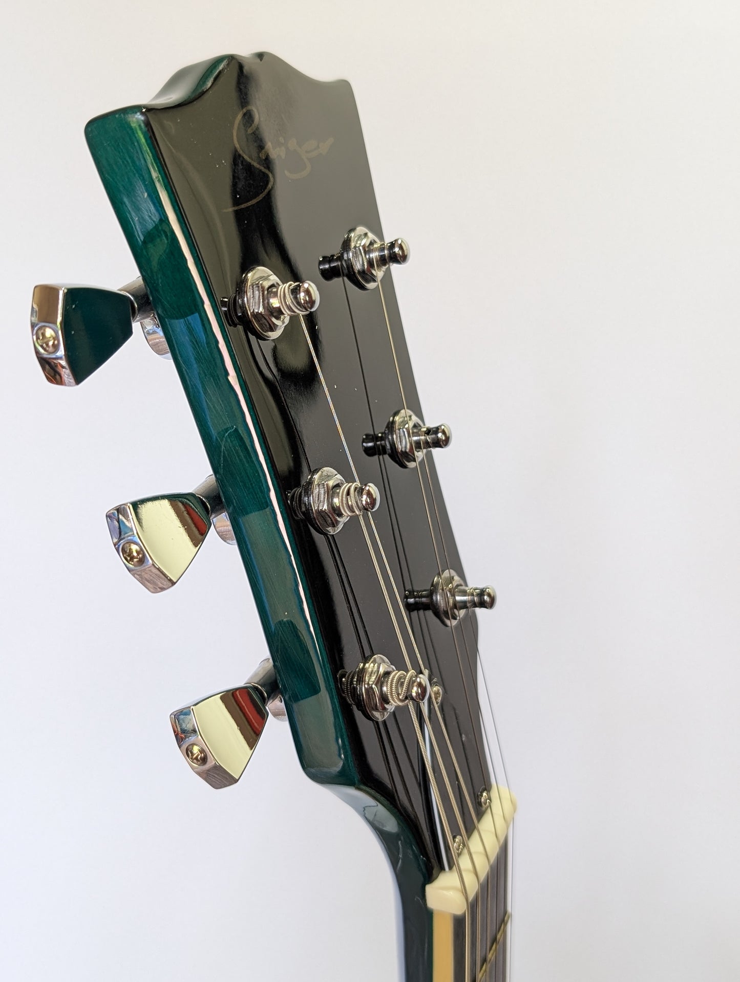 Emerald Flame Maple Electric Guitar