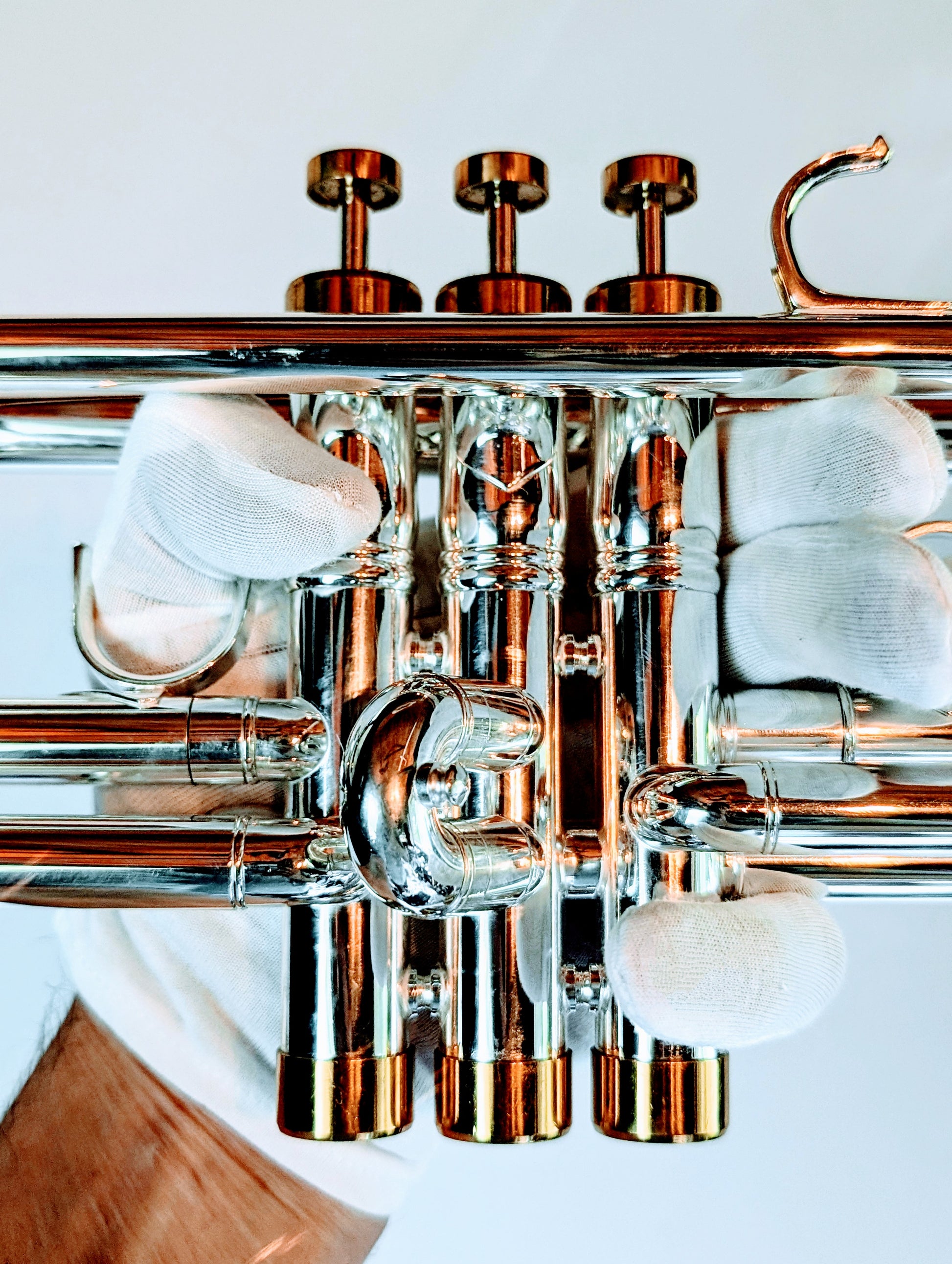 PNW Music silver-plated trumpet with modern valve design, Premium brass instrument inspired by Bach and Monette craftsmanship