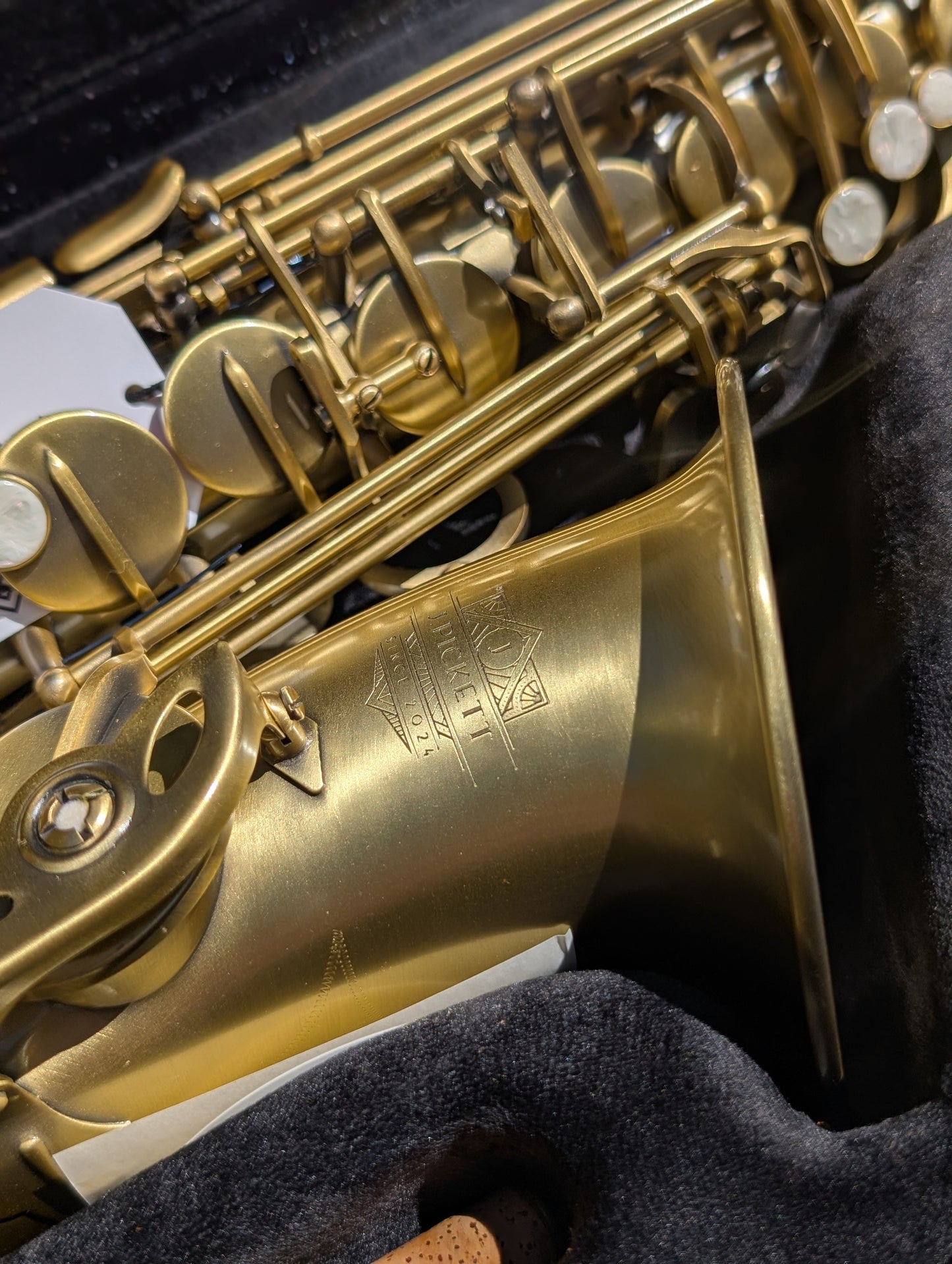J. Pickett Foundation I Matte Brass Alto Saxophone