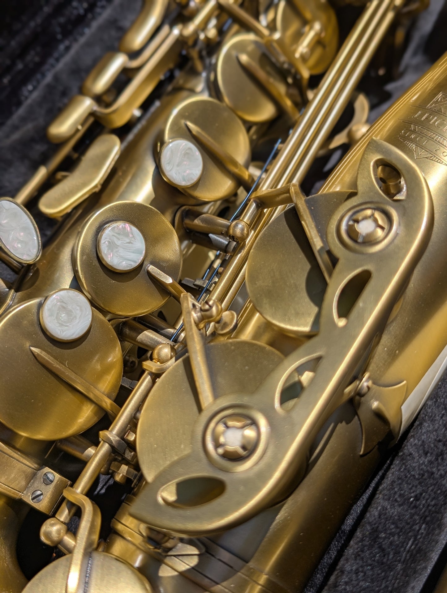 J. Pickett Foundation I Matte Brass Alto Saxophone