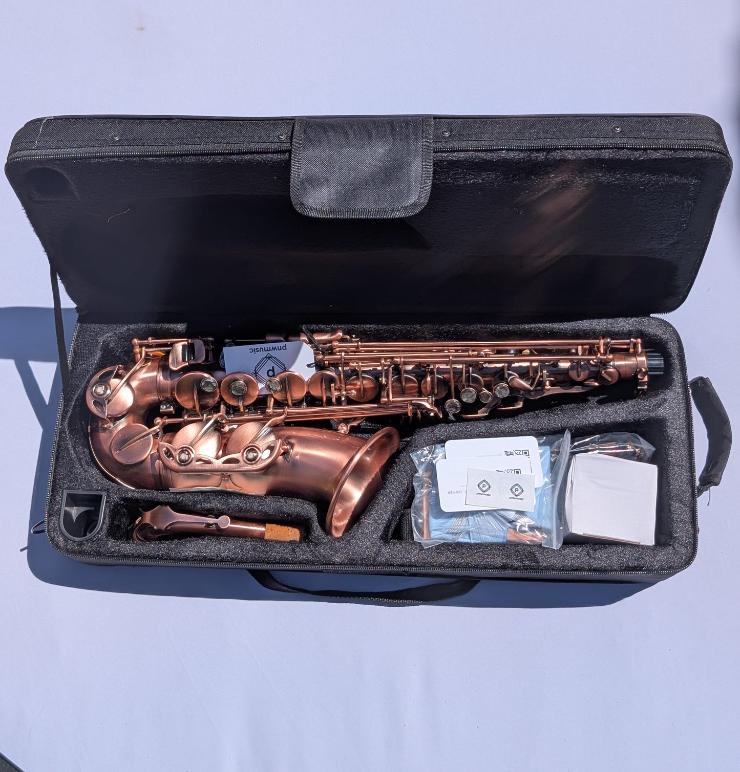 Copper Alto Saxophone with High F#