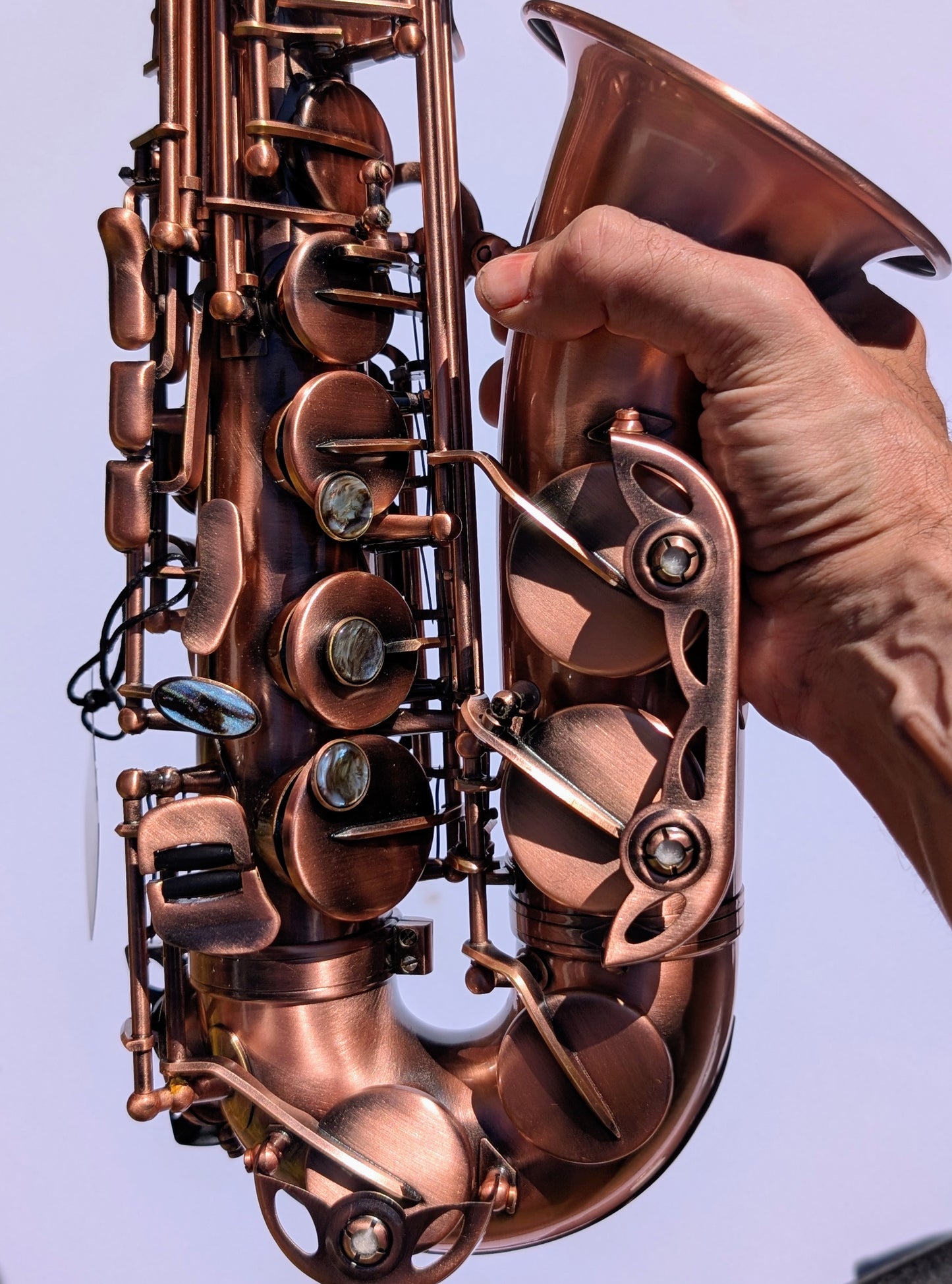 Copper Alto Saxophone with High F#