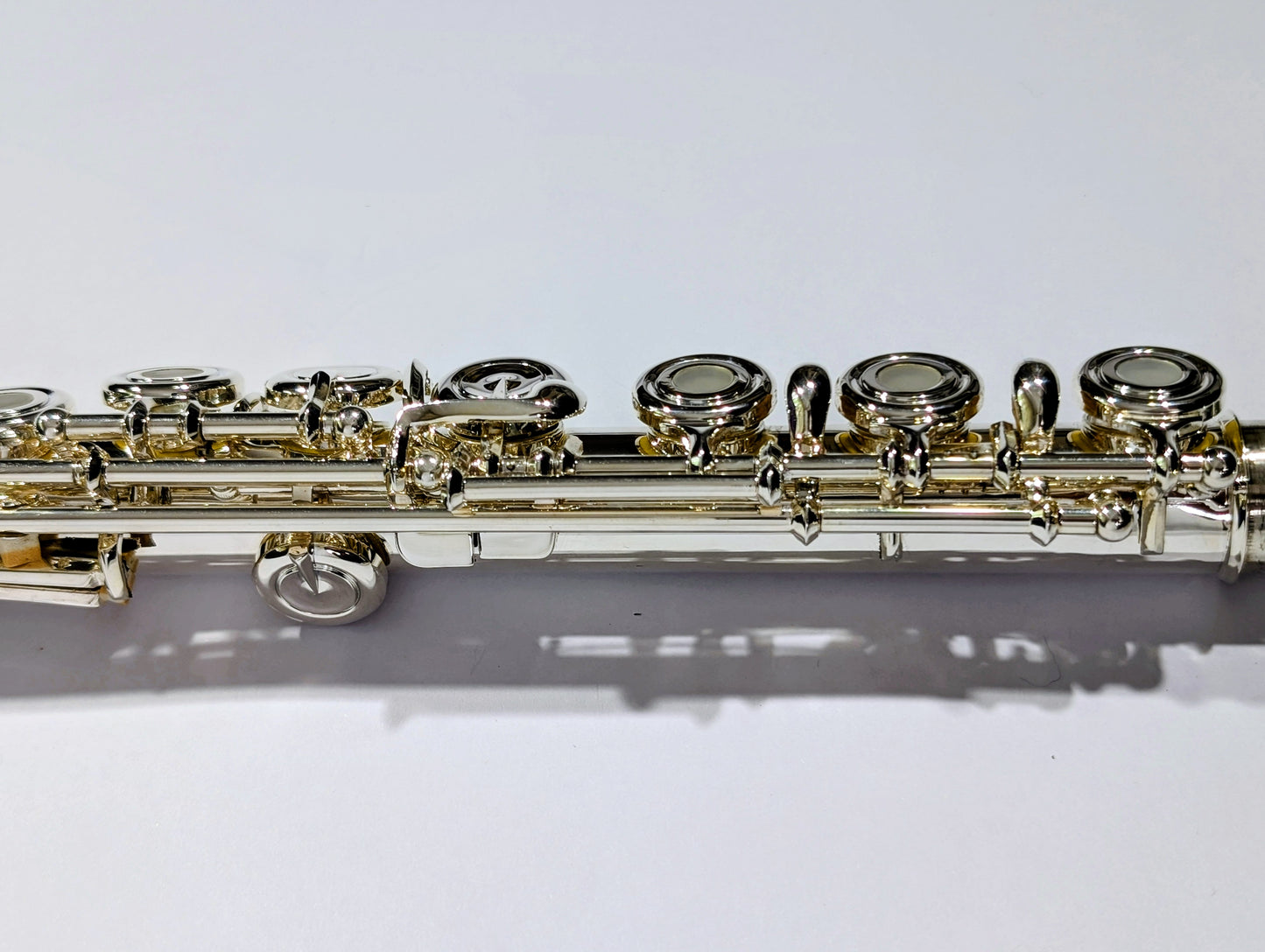 Solid Sterling Silver Flute, split-E