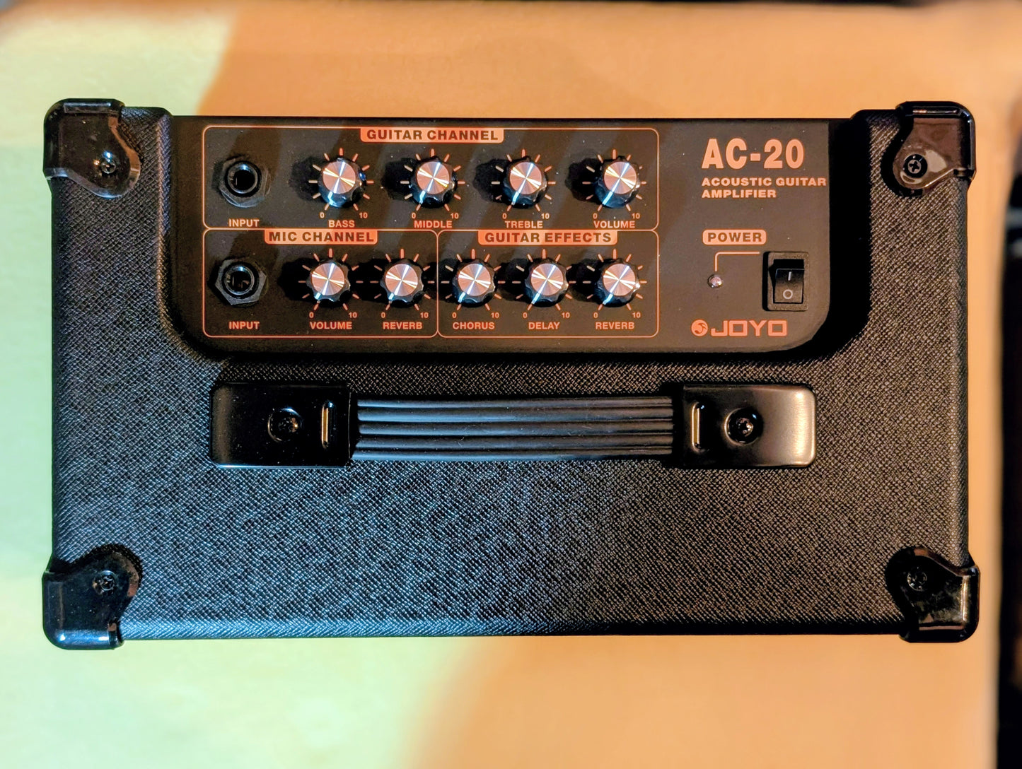 Acoustic/Electric/Vocal Amp, 2 Channel 20 watt