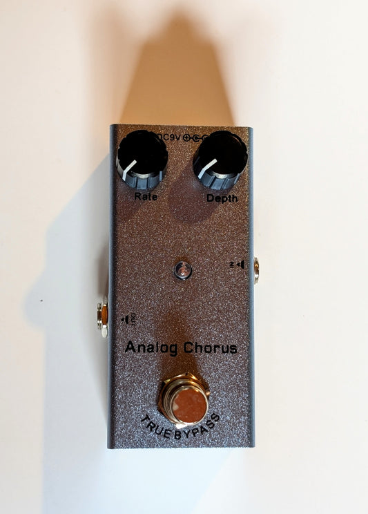 PNW Music analog chorus guitar effects pedal with true analog circuitry for warm organic modulation and lush three-dimensional sound