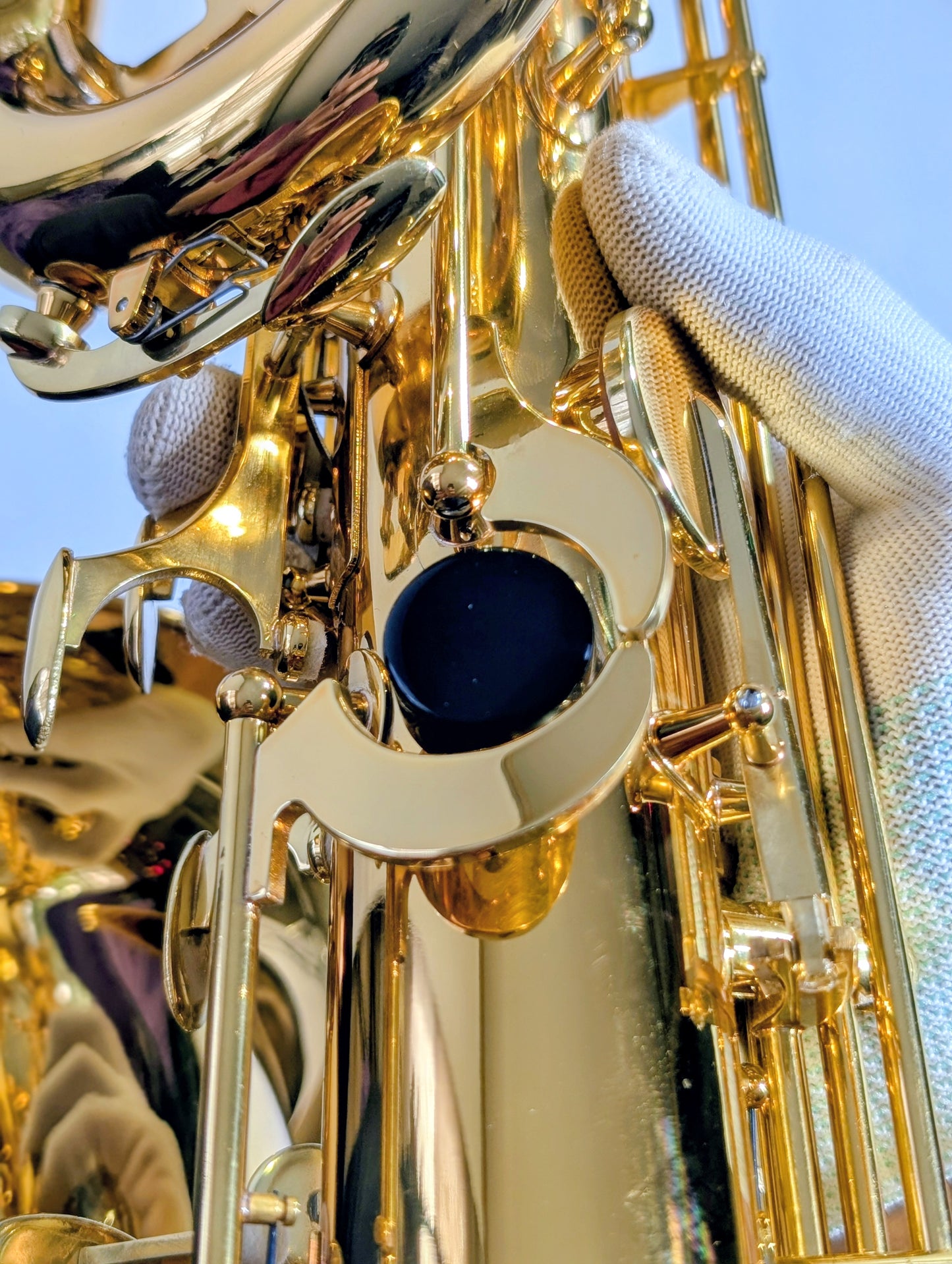 Brass Baritone Saxophone (Low A)